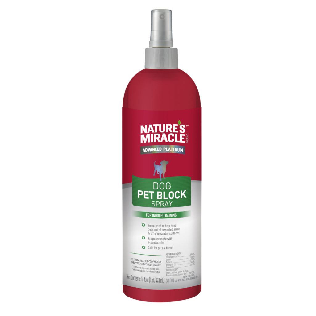 Nature's Miracle Advanced Platinum Dog Pet Block Repellent Spray - 16 fl. oz.