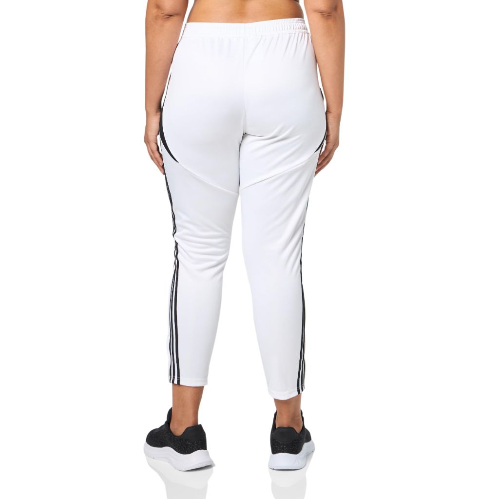 adidas Women's Tiro 24 Training Pants - White/Black, 3XL Petite