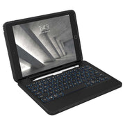 ZAGG 103104613 Rugged Book Polycarbonate Folio for 10.2' iPad - Black