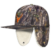 Deer Hunting Winter Hat with Ear Flaps for Mens Womens,Flat Camo Trucker Hat Deer Hunter Gifts
