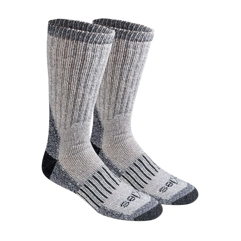 Dickies Men's Heavyweight Wool Blend Thermal Crew Socks 2pk - Navy Blue 6-12