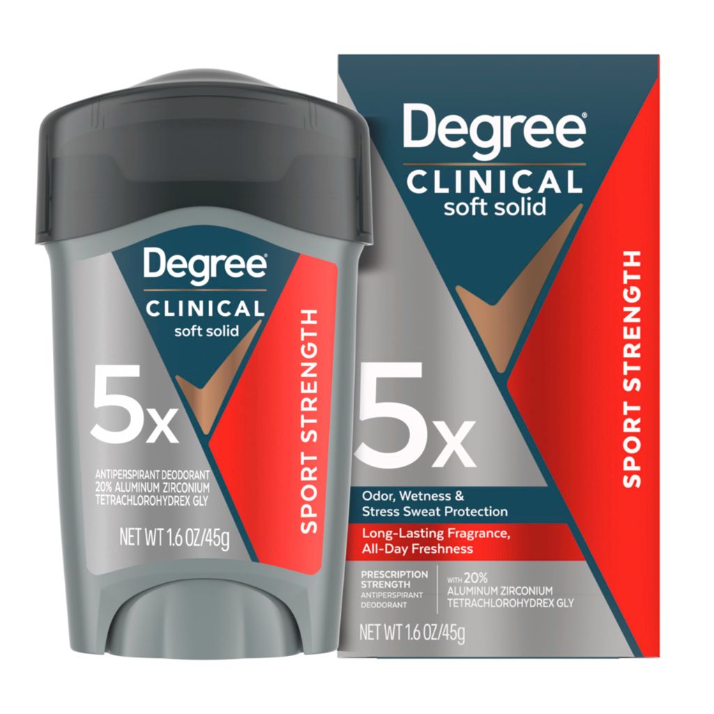Degree Men's Clinical Strength Antiperspirant Deodorant - Sport Strength, 1.7oz (2 Pack)