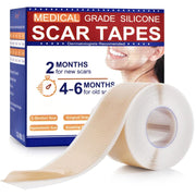 Silicone Scar Tape for C-Section Recovery Medical Grade Silicone Scar Sheets for Surgical Scars Hyperplastic Tummy Tuck Keloid 1.6" x 59"