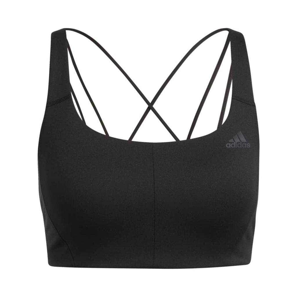 Adidas Women's Standard Studio Medium Support Better Level Bra, Black, XX-Large C