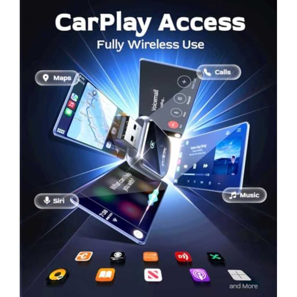 Wireless CarPlay Adapter for Car's with Built-In Wired CarPlay