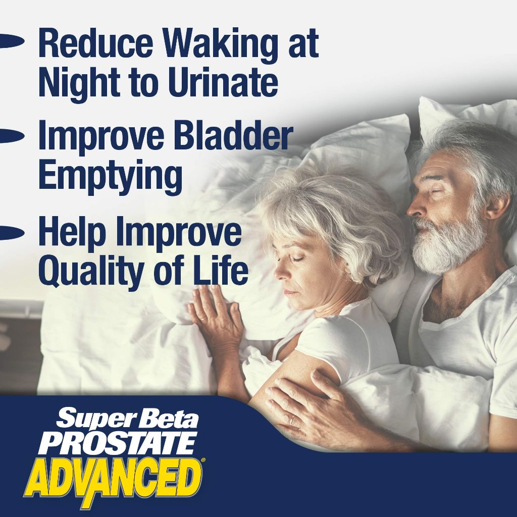 Super Beta Prostate Advanced Prostate Supplement for Men (60 Caplets, 1-Bottle)