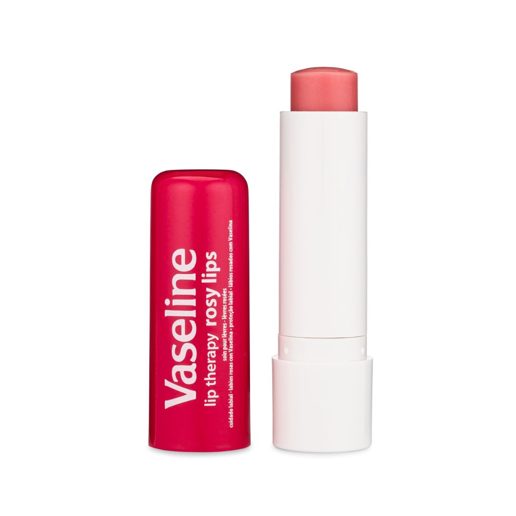 Vaseline Lip Therapy Care Rosy, Fast-Acting Nourishment,  2-Pack , 0.16 Oz Each, 4 Lip Balms