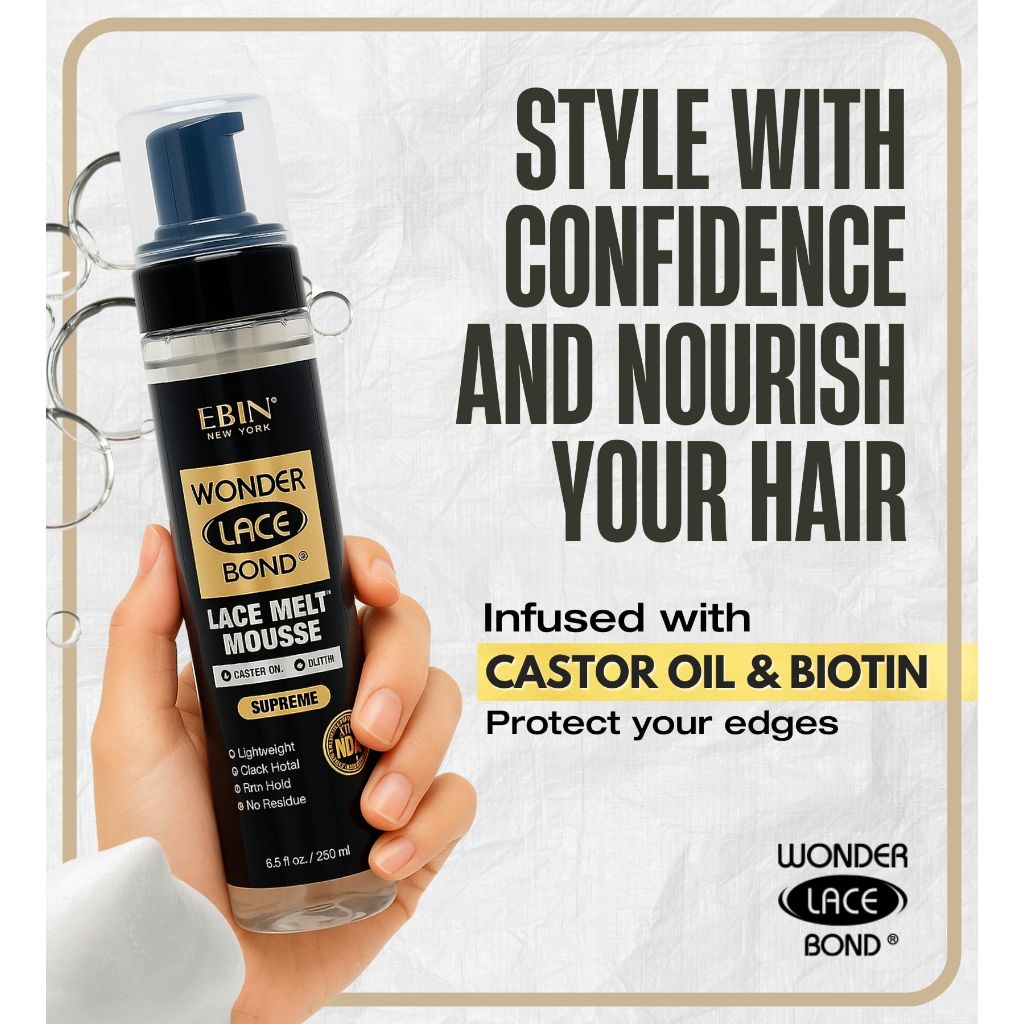 EBIN NEW YORK Wonder Lace Bond Melt Mousse 8.5oz/250ml