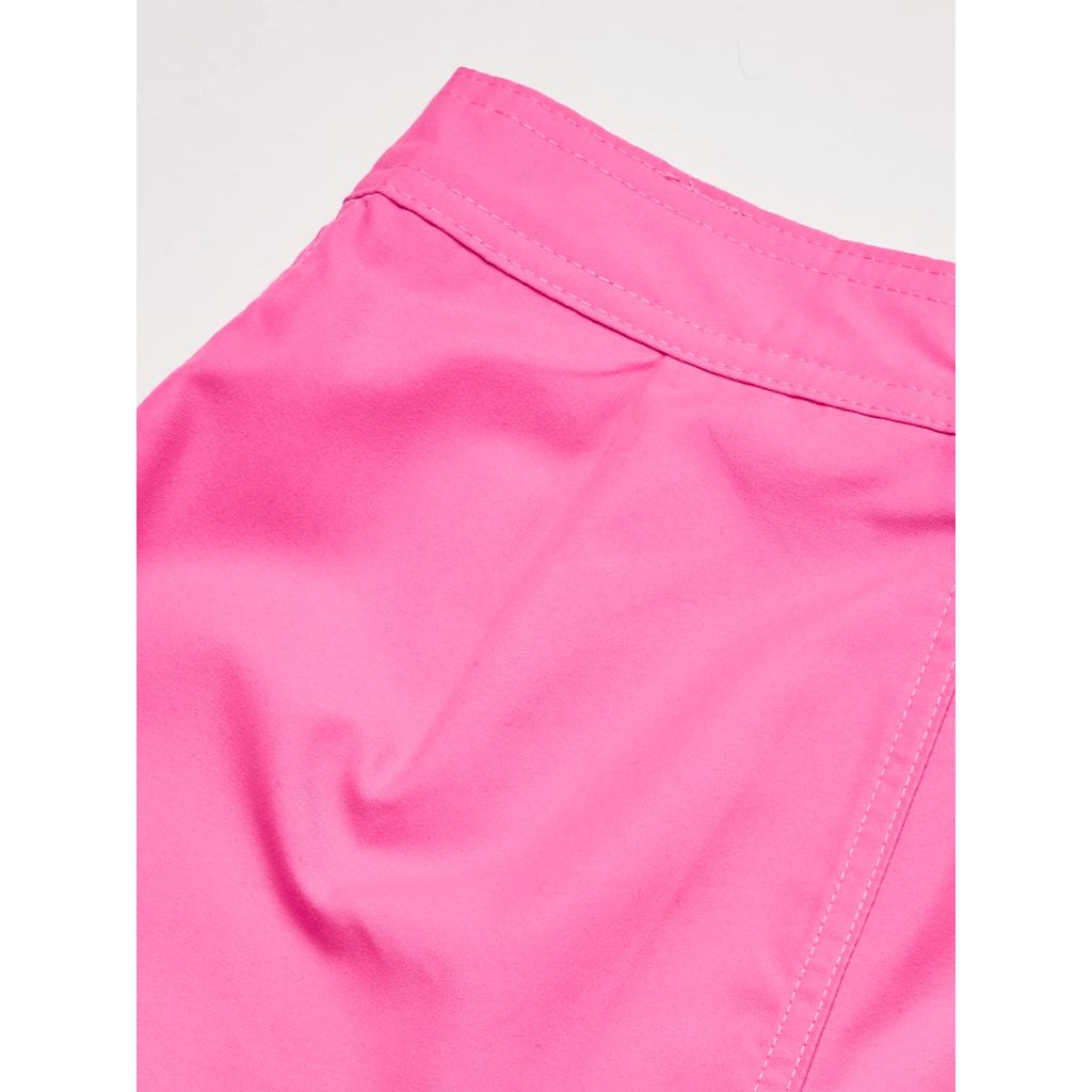 Kanu Surf Big Girls Sassy UPF 50+ Quick Dry Beach Coverup Boardshort, Sassy Neon Pink Solid, X-Large (16)