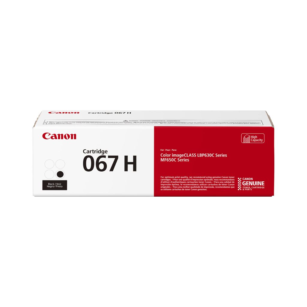 Canon Genuine 067 Black Toner Cartridge High Capacity Compatible with LBP633Cdw, LBP632Cdw, MF652Cdw, MF653Cdw, MF654Cdw, MF656Cdw