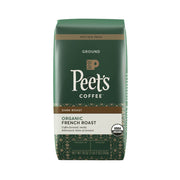 Peet's Coffee Organic French Roast Ground Coffee, 18oz Bag