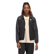 Adidas Women's Crazylite Basketball Jacket, Black/Carbon, XXL
