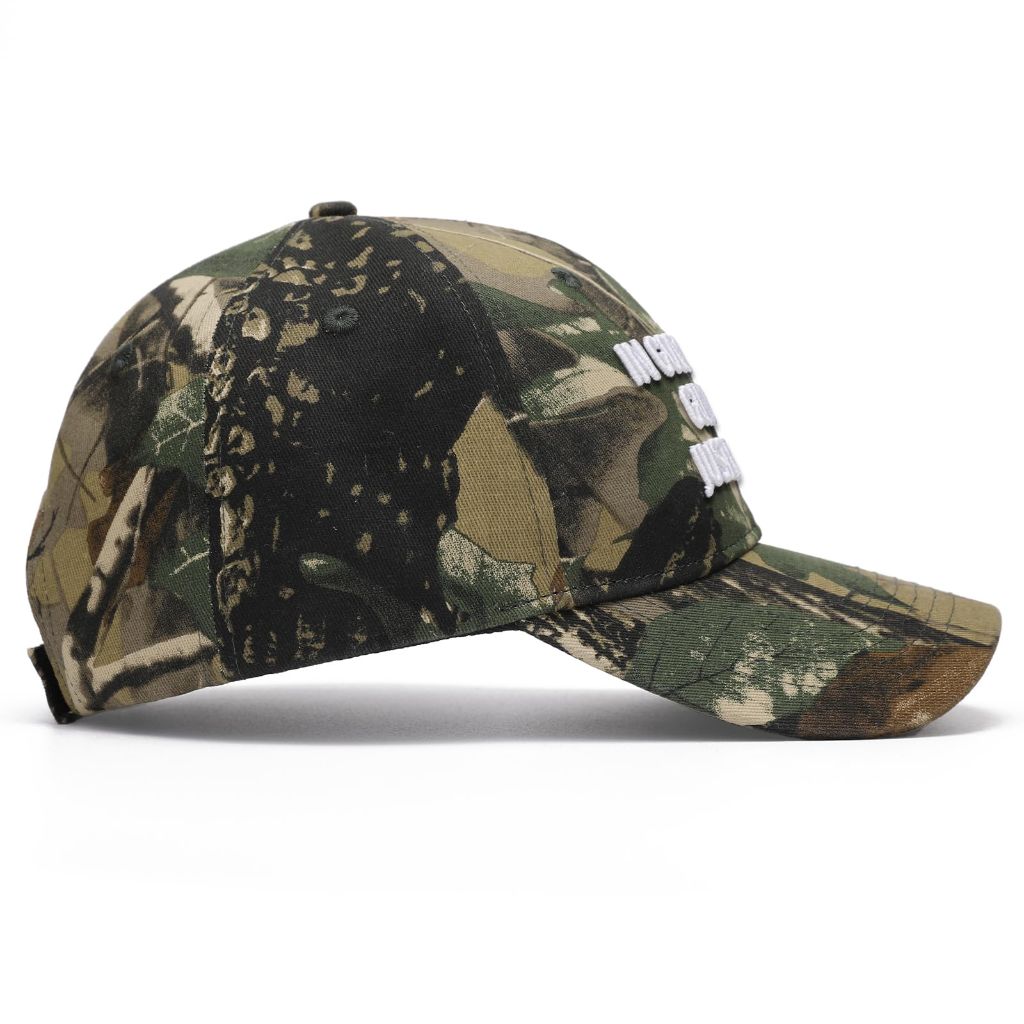 In God We Trust Guns are Just Backup Camo Country Hat for Men