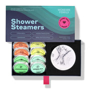 Aromatherapy Shower Steamers Gift Set for Women & Men – Green Tea, Jasmine, Lemongrass, Citrus