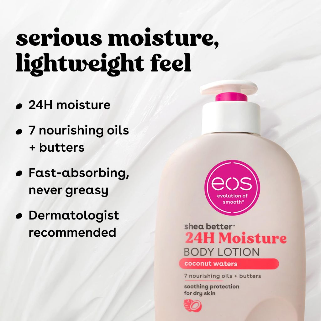 eos Shea Better 24 Hr. Body Lotion - Coconut Waters, 16 fl. oz.