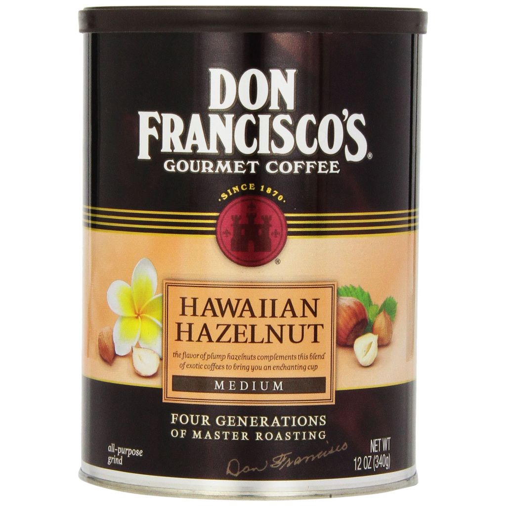 Don Francisco Hawaiian Hazelnut Coffee, 12 oz
