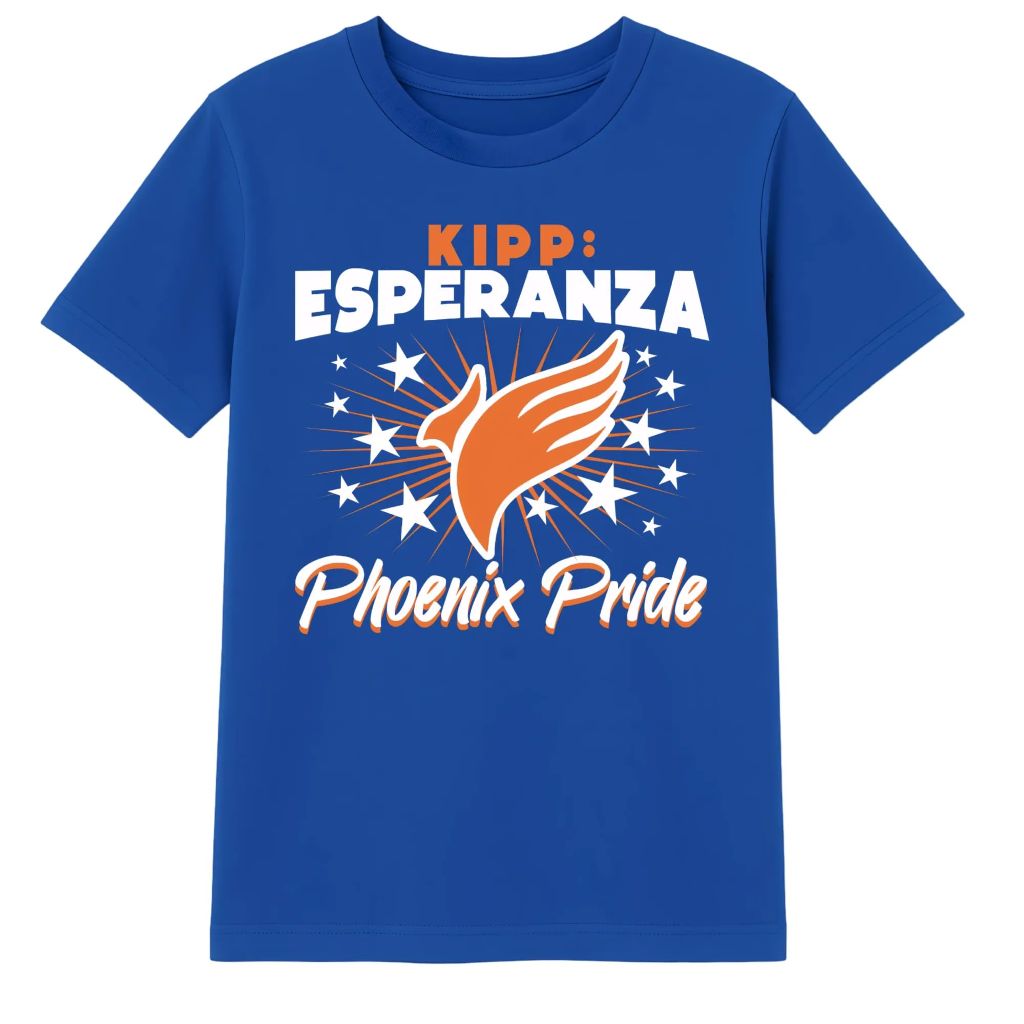 KIPP Texas Adult Kipp: Esperanza Primary Spirit Tee, Royal Blue (Esperanza Primary), 4X-Large