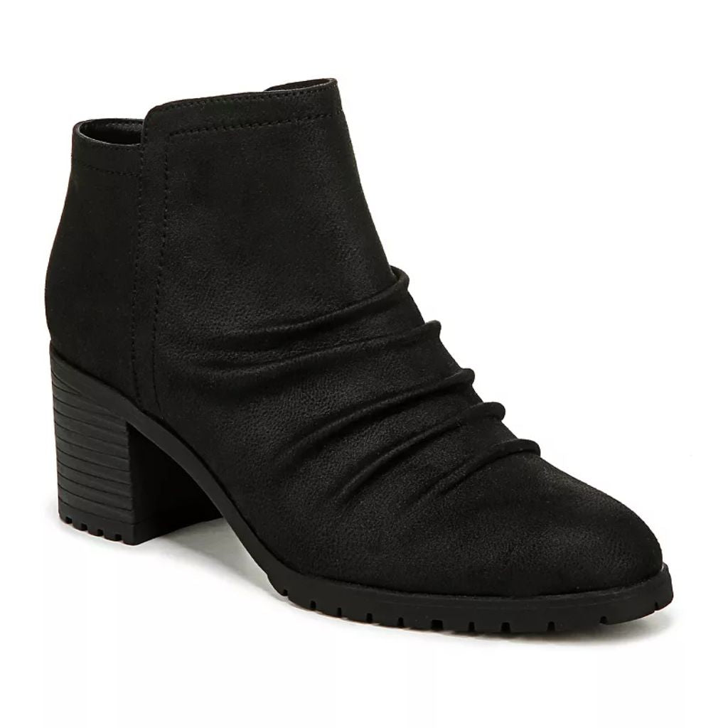 LifeStride Women's Maeve Block Heel Ankle Booties - Black, Size 9