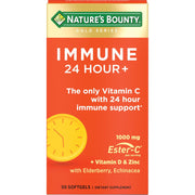 Nature's Bounty Immune 24 Hour +,  Ester-C, 1000 mg Vitamin C, D & Zinc, 50 Count