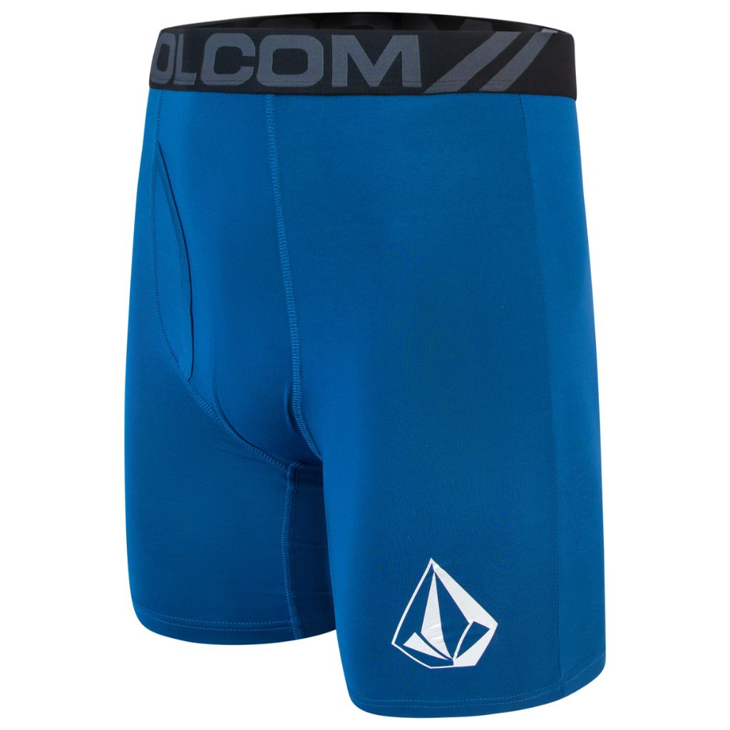 SZ M, Volcom Mens Boxer Briefs 3 Pack Poly Spandex Performance Boxer Briefs Underwear (Pink/Black/Blue)