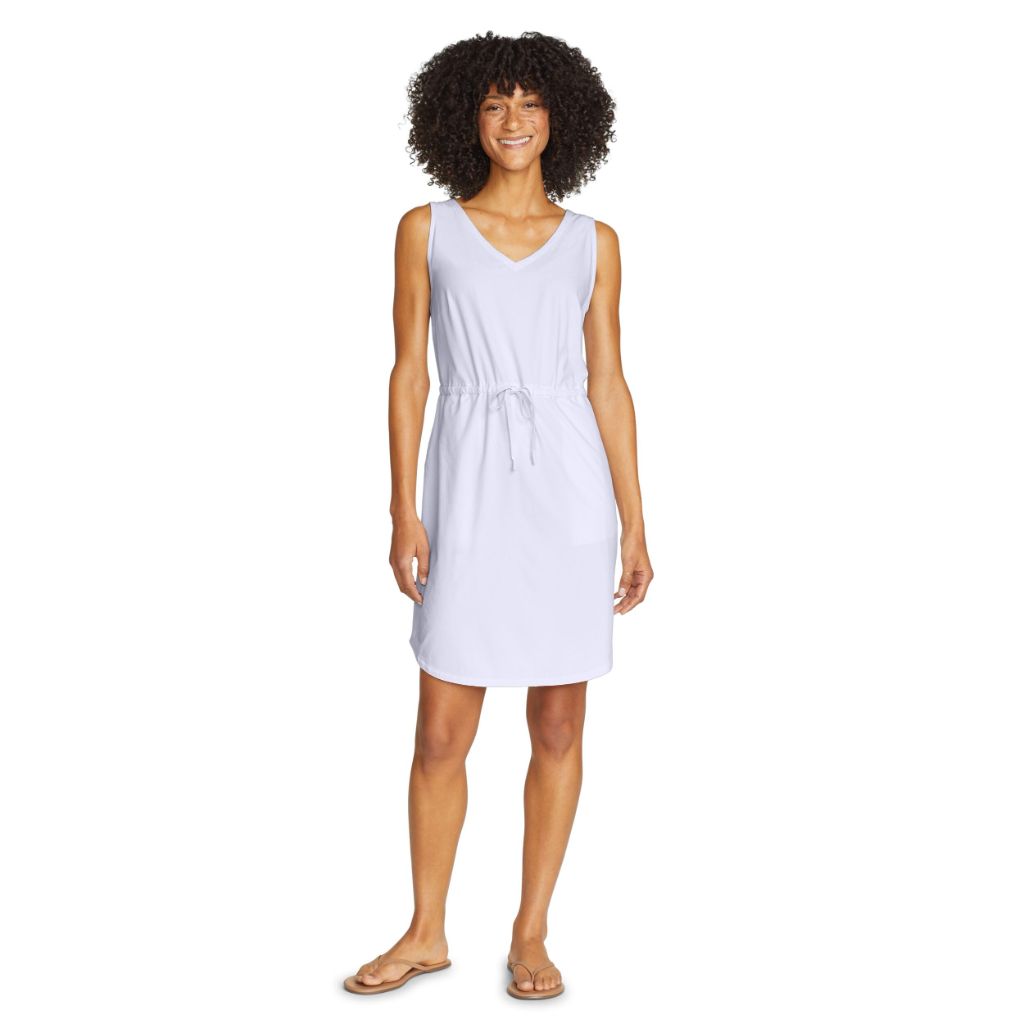 SZ M, Eddie Bauer Women's Petite Departure Tank Dress Orchid
