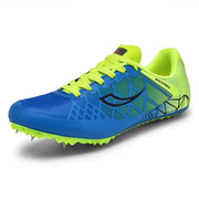 SZ 8M/10.5, Track and Field Shoes Unisex, Mesh Spikes Blue/Green