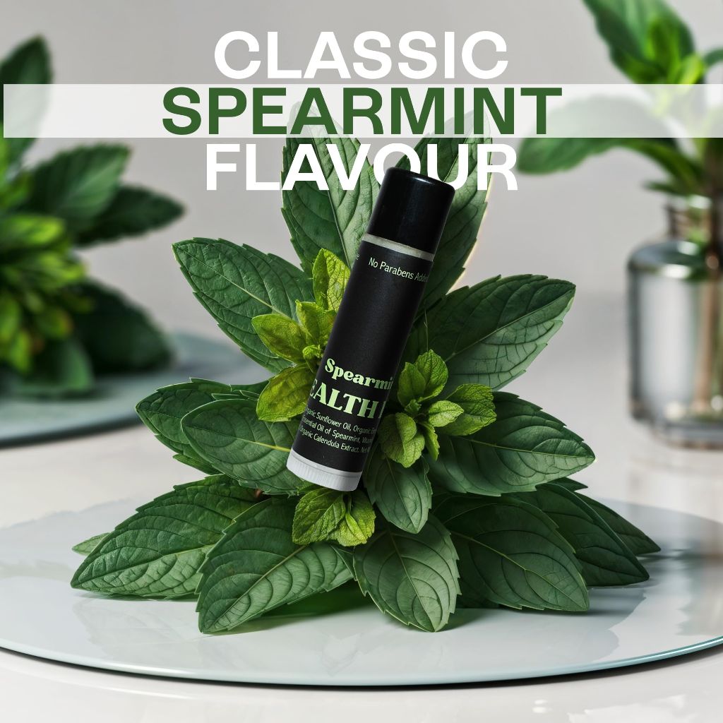 Stealth Balms Men's Organic Mint Lip Balm - SPF 15 Sun Protection - 3 Pack