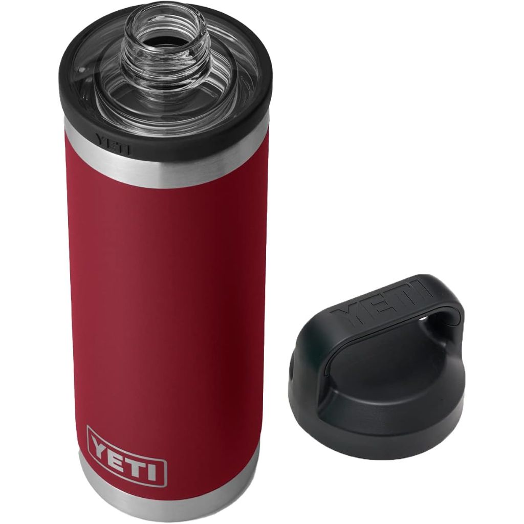 Yeti  Rambler 18 oz. Bottle with Chug Cap, Stainless Steel, Harvest Red