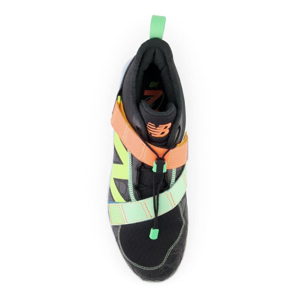 New Balance Men's FuelCell Lindor V2 Metal Baseball Shoe, Black/Neon Dragonfly/Electric Jade, 15 W