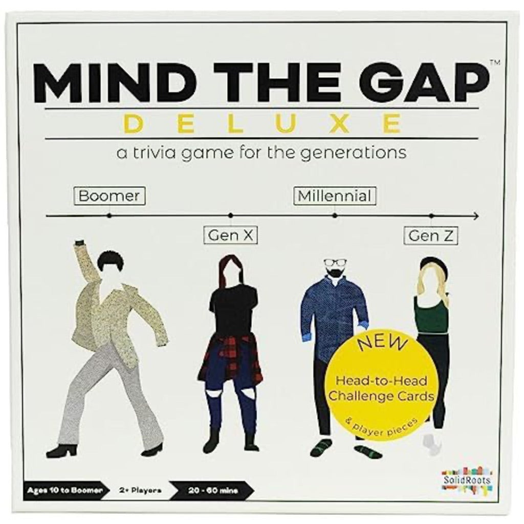Mind the Gap Deluxe Trivia Game for The Generations