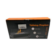 BRIAN & DANY Tabletop Fire Pit, Portable Indoor Fire Pit Tabletop Fireplace, Ethanol Table Top Firepit Decor Home Patio Balcony Outdoor, Black