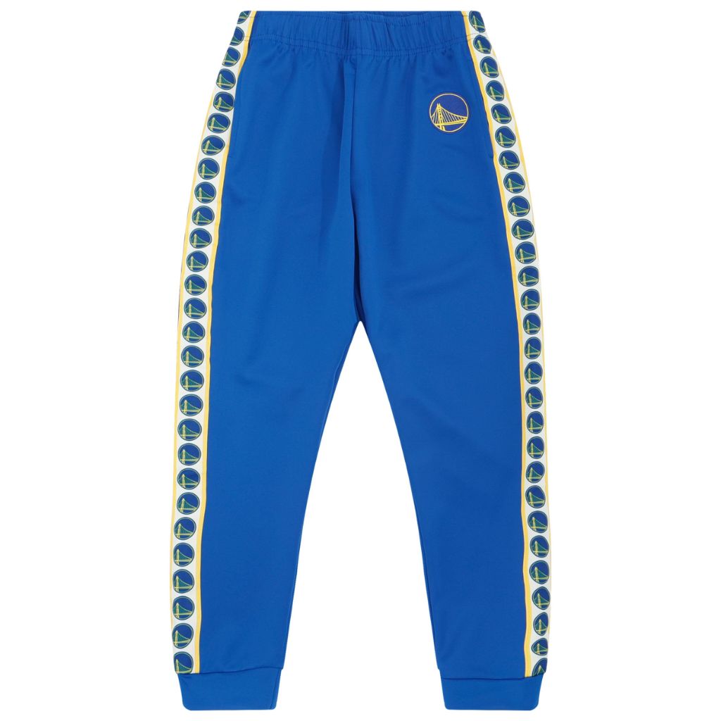 FOCO Golden State Warriors NBA Mens Stripe Logo Track Pants - XL