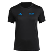 adidas Women's MLS Soccer Pre-Game Short Sleeve T-Shirt - San Jose Earthquakes, Black (Medium)