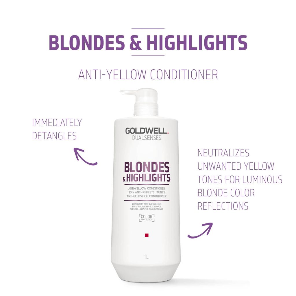 Goldwell Dualsenses Blondes & Highlights Anti-Yellow Conditioner 1L