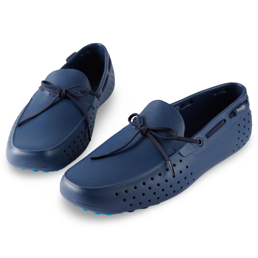 People Footwear Stylish Rubber Loafers, Mariner Blue - size Mens(5) Womens(7)