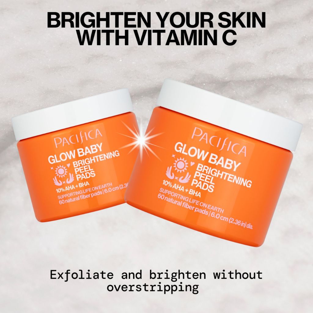 Pacifica Glow Baby Brightening Peel Pads 60 Count