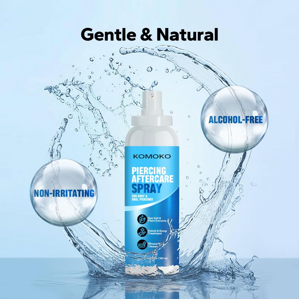 Komoko Piercing Aftercare Spray (5.07 Fl Oz)