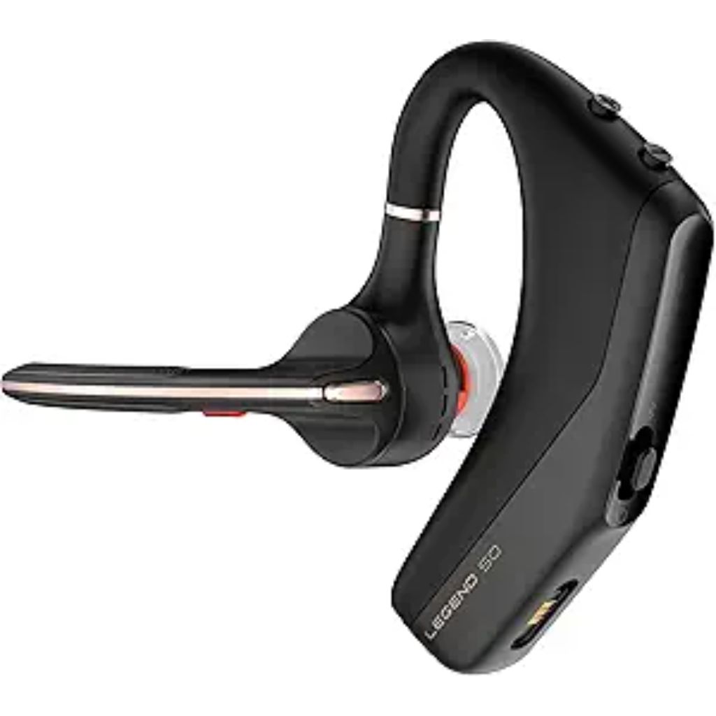 Poly Voyager Legend 50 - Bluetooth Headset - Wireless Headset with Mic - Four Noise-Canceling Mics, AI Noise Block & WindSmart Technology - Connectivity & Smart Call Controls - All-Day Comfort