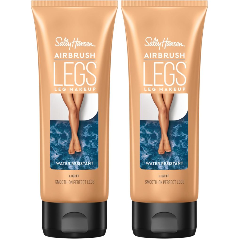 Sally Hansen Airbrush Legs Leg Makeup, Light | 4 Fl Oz | Pack of 2