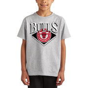 Junk Food NBA - Chicago Bulls - Court Classic - Officially Licensed Youth Short Sleeve Fan Tee for Boys and Girls