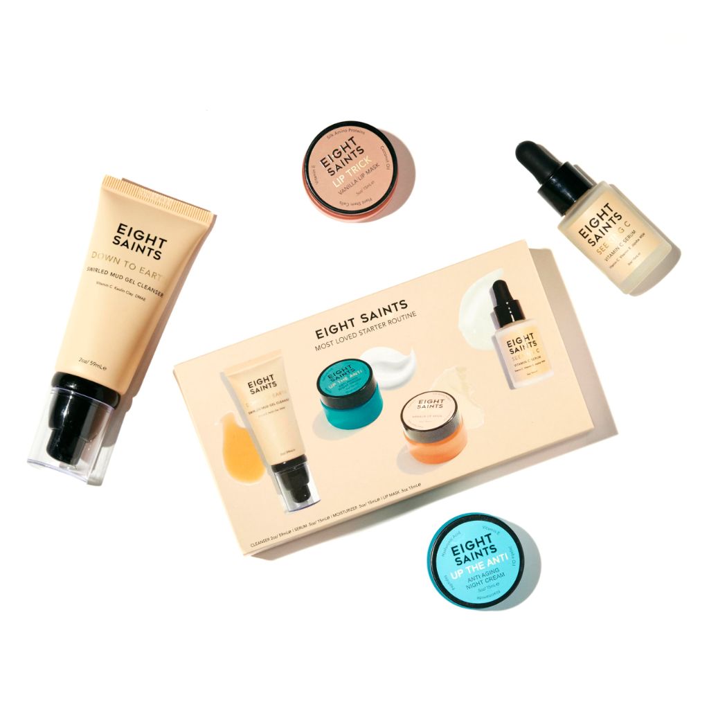 Eight Saints Most Loved Starter Routine Skincare Set, 0.5oz/15ml