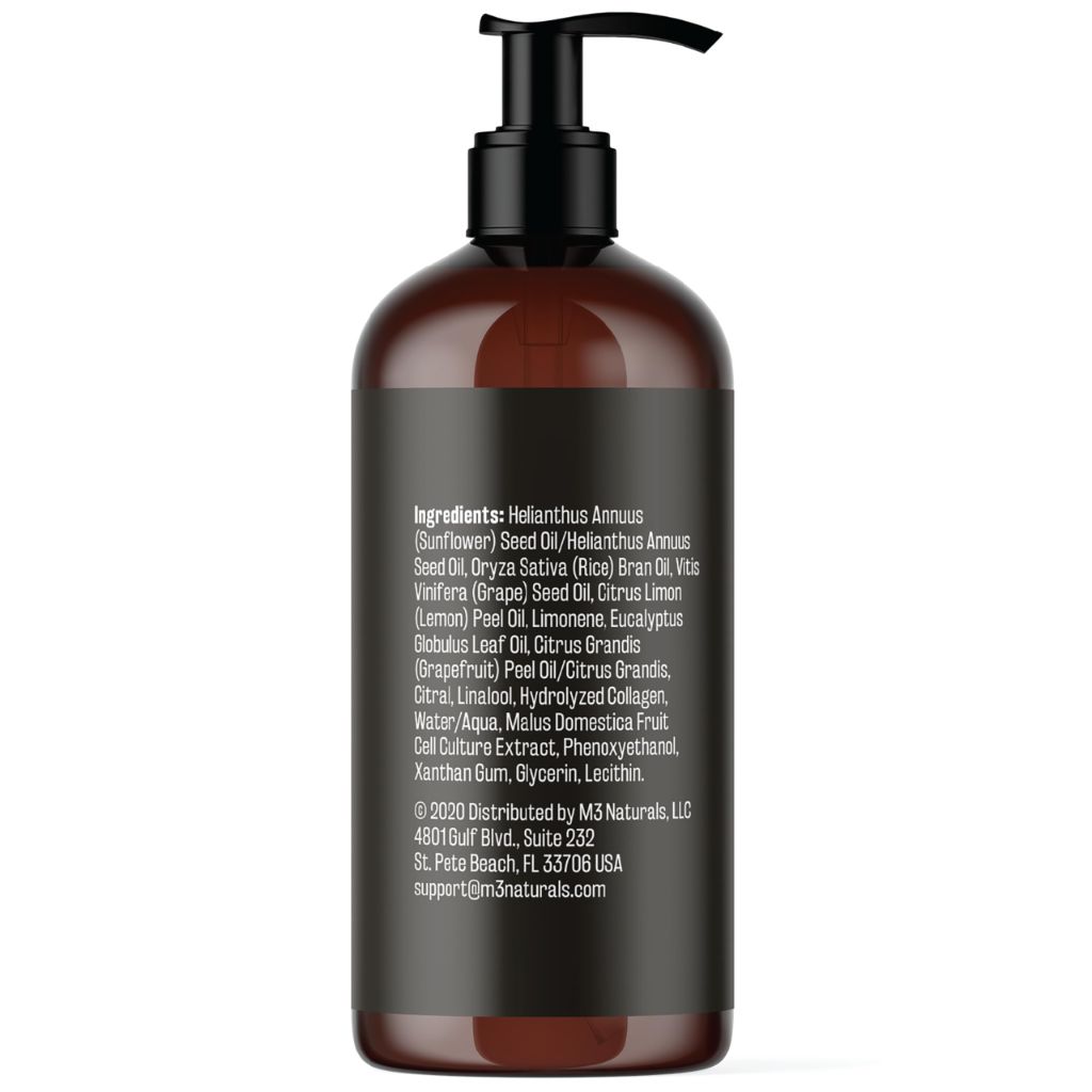 Firming Body Massage Oil with Collagen & Stem Cell – 8 Fl Oz by M3