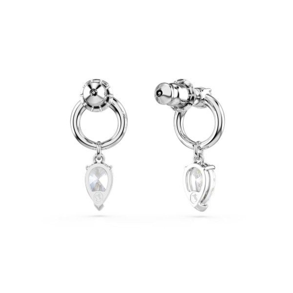 Swarovski Mesmera Pear-Shaped Drop Earrings - Silver Rhodium-Plated (5723177)