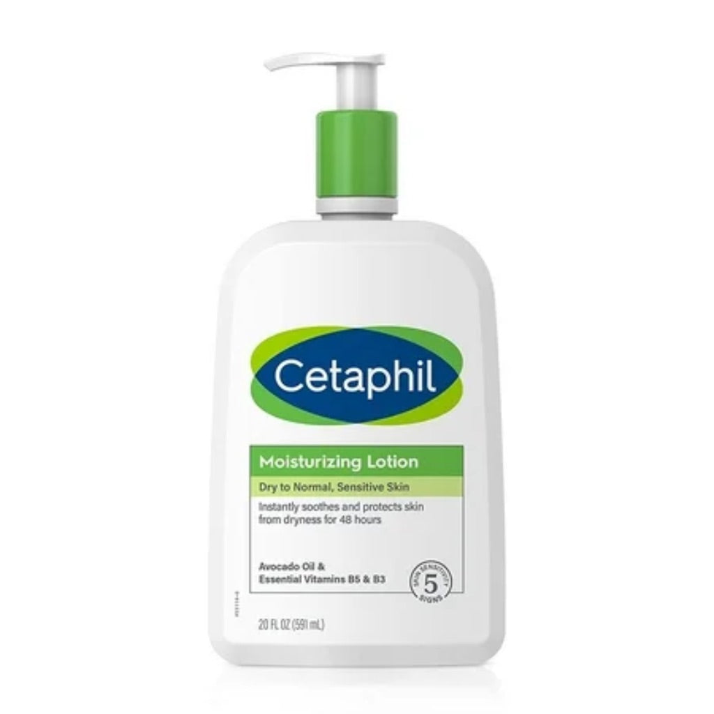 Cetaphil Moisturizing Lotion Dry Normal Sensitive Protects Skin - 20 fl. oz.