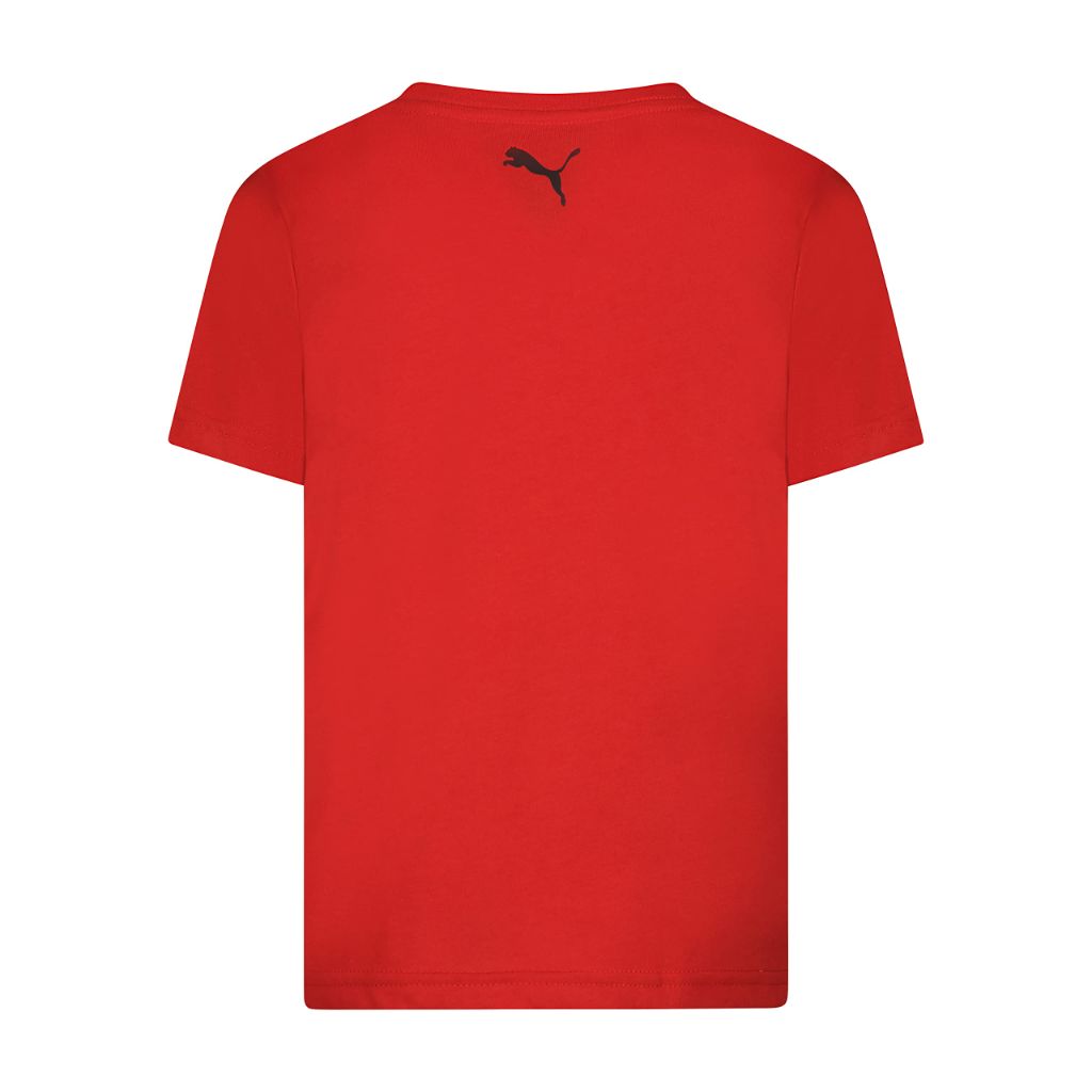 Puma Boys No. 1 Logo T-Shirt - Red, Size L
