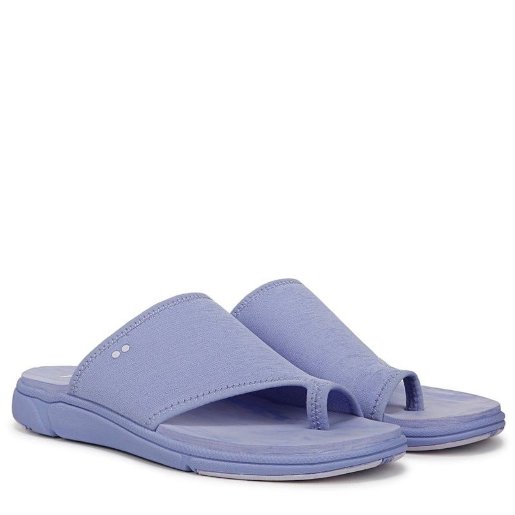 Ryka Margo Slide Women's Slide Sandals, Size: 6.5 Wide, Wildflower Blue