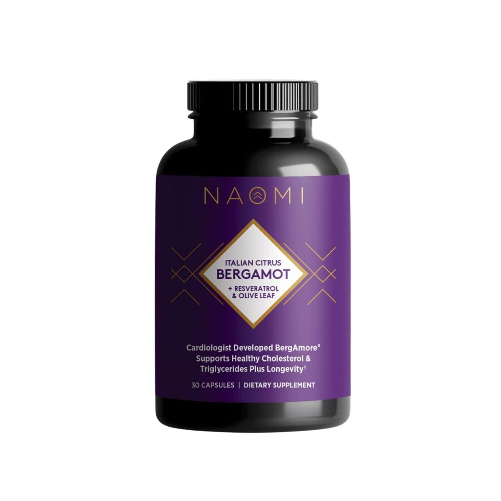 NAOMI Italian Citrus Bergamot 500mg with Resveratrol - 30 Capsules