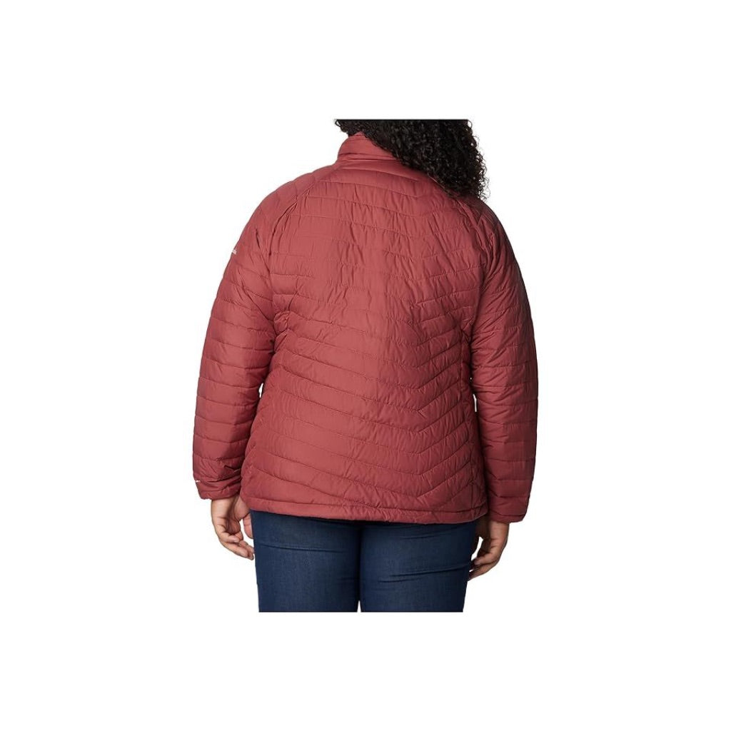 Columbia Women's Plus Size Powder Lite Jacket (Beetroot)