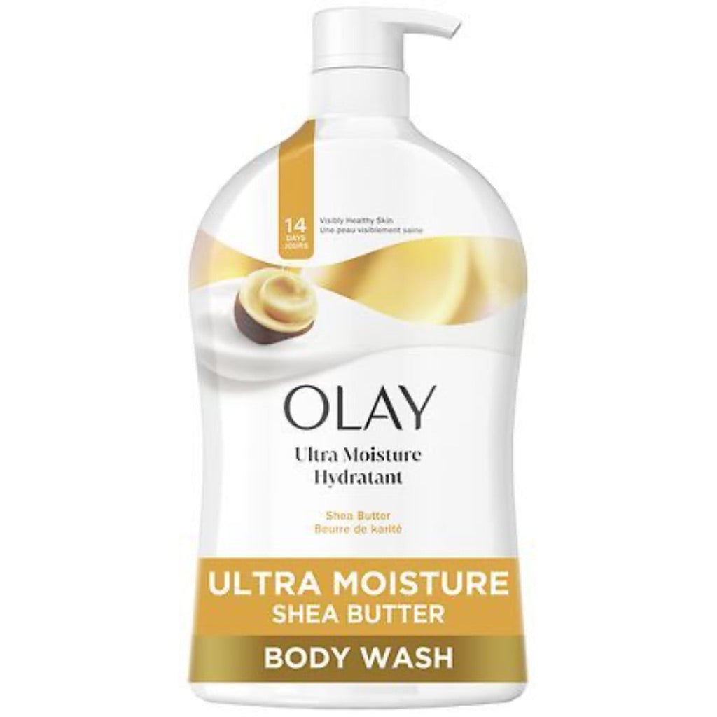 Olay Ultra Moisture Body Wash for Women with Shea Butter, 33 fl oz