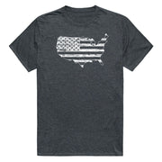 Rapiddominance Distressed Tee, Heather Charcoal, XL